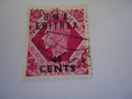 ERITREA  USED   STAMPS  KING  U.K  OVERPRINT B.M.A ERITREA - Erythrée