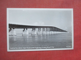 RPPC   Bahia Honda Bridge Overseas Highway To  Key West  Florida   Ref 5068 - Key West & The Keys