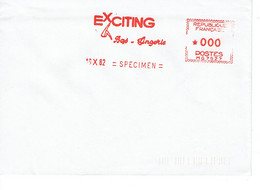 Exciting Bas Lingerie Machine MG 7527 10-10-1982 SPECIMEN - EMA (Printer Machine)