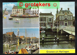 HARLINGEN Groeten Uit 3-luik ± 1978 - Harlingen