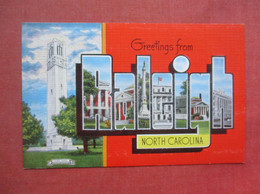 Greetings  Raleigh  North Carolina      Ref 5068 - Raleigh