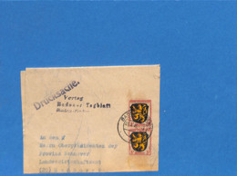 Allemagne Zone Française 1946 Lettre De Baden-Baden (G2887) - Emissioni Generali