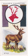 Boy Scout & Girl Guide (Patrol Signs + Emblems) 1933, Players Original Cigarette Card, 20 Stag - Player's