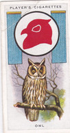 Boy Scout & Girl Guide (Patrol Signs + Emblems) 1933, Players Original Cigarette Card, 13 Owl - Player's