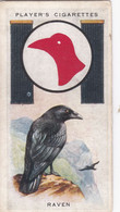 Boy Scout & Girl Guide (Patrol Signs + Emblems) 1933, Players Original Cigarette Card, 17 Raven - Player's