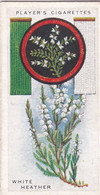 Boy Scout & Girl Guide (Patrol Signs + Emblems) 1933, Players Original Cigarette Card, 33 White Heather - Player's