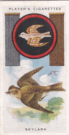 Boy Scout & Girl Guide (Patrol Signs + Emblems) 1933, Players Original Cigarette Card, 44 Skylark - Player's