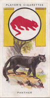 Boy Scout & Girl Guide (Patrol Signs + Emblems) 1933, Players Original Cigarette Card, 14 Panther - Player's