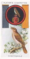 Boy Scout & Girl Guide (Patrol Signs + Emblems) 1933, Players Original Cigarette Card, 36 Nightingale - Player's