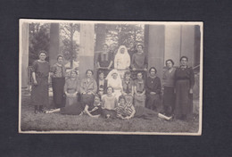 Carte Photo Kroenner Boulay Moselle Groupe Jeunes Filles Pensionnat Ecole Religieuse ( Charleville Sous Bois ? 47822) - Boulay Moselle