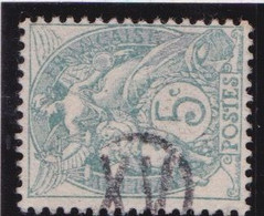 FRANCE - CACHET JOUR DE L'AN CHIFFRE ROMAIN XV DANS CERCLE SUR 107 TYPE BLANC COTE A PARTIR DE 30 EUR - Used Stamps