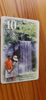 Phonecard Bahamas Chip - Waterfall - Bahamas