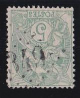 FRANCE - CACHET JOUR DE L'AN GC GROS CHIFFRES 6349 SUR 107 TYPE BLANC - Used Stamps