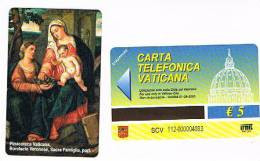 VATICANO-VATICAN-VATICAN CITY  CAT. C&C   6112 - SACRA  FAMIGLIA (PART.) - BONIFACIO VERONESE - Peinture