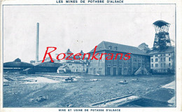 Les Mines Mine Et Usine De Potasse D'Alsace Puits Wittenheim Wittelsheim (?) CPA FRANCE Haut-Rhin - Wittenheim