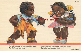 902993-Black Americana, Curteich No 7A-H2679, Nicest Boy Introducing Himself To A Girl - Negro Americana