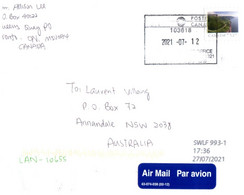 (WW 5) Letter Posted From Canada To Australia During COVID-19 Pandemic - 7-12-2021 - Storia Postale