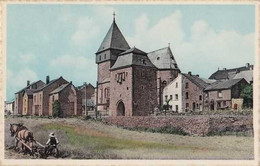 Delcampe - Bastogne - La Porte De Trèves - Eglise Saint Pierre - Circulé En 1962 - Animée - Véhicule Attelé - TBE - Bastogne