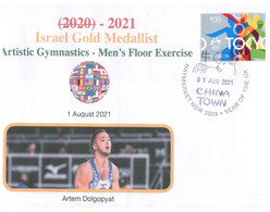 (WW 5 A) 2020 Tokyo Summer Olympic Games - Israel Gold Medal - 01-08-2021 - Gymnastics - Men's Floor Exercise - Eté 2020 : Tokyo