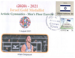 (WW 5 A) 2020 Tokyo Summer Olympic Games - Israel Gold Medal - 01-08-2021 - Gymnastics - Men's Floor Exercise - Eté 2020 : Tokyo