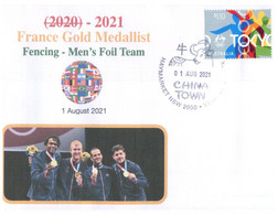 (WW 5 A) 2020 Tokyo Summer Olympic Games - France Gold Medal - 01-08-2021 - Fencing - Men's Foil Team - Verano 2020 : Tokio