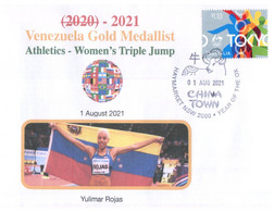 (WW 5 A) 2020 Tokyo Summer Olympic Games - Venezuela Gold Medal - 01-08-2021 - Athletics  - Women's Triple Jump - Eté 2020 : Tokyo