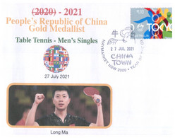 (WW 5 A) 2020 Tokyo Summer Olympic Games - China Gold Medal - 27-07-2021 - Table Tennis - Men's Singles - Sommer 2020: Tokio