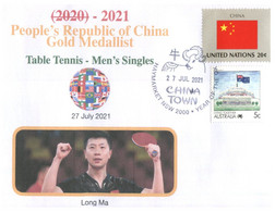 (WW 5 A) 2020 Tokyo Summer Olympic Games - China Gold Medal - 27-07-2021 - Table Tennis - Men's Singles - Sommer 2020: Tokio