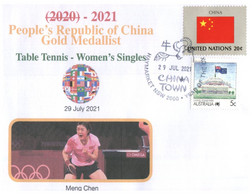 (WW 5 A) 2020 Tokyo Summer Olympic Games - China Gold Medal - 29-07-2021 - Table Tennis - Women's Singles - Zomer 2020: Tokio