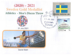 (WW 5 A) 2020 Tokyo Summer Olympic Games - Sweden Gold Medal - 31-07-2021 - Athletics - Men's Discus Throw - Eté 2020 : Tokyo