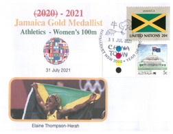 (WW 5 A) 2020 Tokyo Summer Olympic Games - Jamaica Gold Medal - 31-07-2021 - Athletics - Women's 100m - Sommer 2020: Tokio