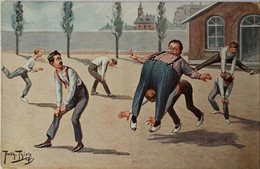 Arthur Thiele / Gymnastics - Humor No. 2 Used Belgium 1912 - Thiele, Arthur