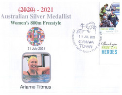 (WW 6 A) 2020 Tokyo Summer Olympic Games - Australia Silver Medal 31-07-2021 - Swimming Women's 800m Freestyle (COVID) - Verano 2020 : Tokio