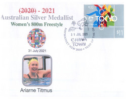 (WW 6 A) 2020 Tokyo Summer Olympic Games - Australia Silver Medal 31-07-2021 - Swimming Women's 800m Freestyle - Zomer 2020: Tokio