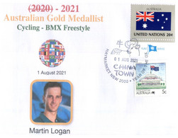 (WW 6 A) 2020 Tokyo Summer Olympic Games - Australia Gold Medal 1-8-2021 - Cycling - BMX Freestyle (Flag) - Sommer 2020: Tokio