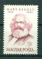 HONGRIE - 1965 Oblitéré - Sesquicentenaire De La Naissance De Karl Marx (1818-1883). - Karl Marx