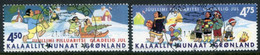 GREENLAND 2002 Christmas Used.  Michel 389-90 - Usati