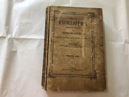 NUOVA ENCICLOPEDIA POPOLARE OVVERO DIZIONARIO GENERALE ARTE STORIA 1865 VOL.XXII - Libri Antichi