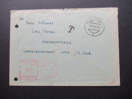 Österreich 1963 Klagenfurt - Linz Mit T Stempel Und Roter Stempel Linz 2 Nachgebühr 250 Groschen Nachgebühr - Lettres & Documents