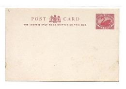 E.P. Postal Stationery Western Australia Card 2p. SWAN CYGNE  Red On Light Cream, Mint  Very Fresh.   Belle Fraîcheur. - Enteros Postales