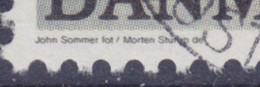 Denmark 1991 Mi. 1003 NORDEN Nordic Issue Insel Fanø ERROR Variety 'Double Print In Text & Year 1991 Below' (2 Scans) - Varietà & Curiosità