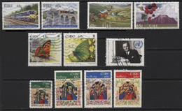 Ireland (56) 2005 Commemoratives. 11 Different Stamps. Mint & Used. Hinged. - Other & Unclassified