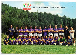 Cartolina Calcio A.C. Fiorentina 1977-78 - Fútbol