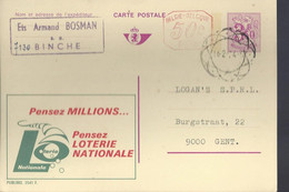 Loterie Nationale - Gele Briefkaart - Postkaart - Publicidad