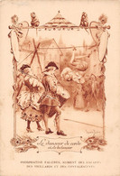 Image; 19x13.  Fable Le Danseur De Corde Et Le Balancier Dessin De M.  Leloir  (voir Scan) - Other & Unclassified