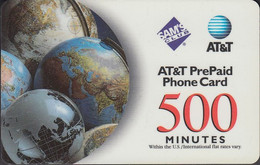 USA Prepaid AT & T - World - 500 Minutes - AT&T