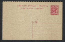 ITALIE Ca.1870: Entier De 10c Neuf, Pli Vertical - Postwaardestukken