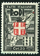 EGEO 1932  VENTENNALE DELL'OCCUPAZIONE 50 C. ** MNH - Ägäis