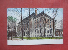 Steven's High School   Lancaster Pennsylvania > Lancaster      Ref 5071 - Lancaster