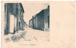 Cpa 79 Thenezay Rue De La Poste - Thenezay